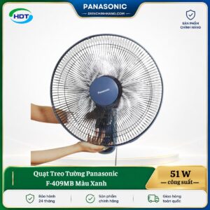 Quạt Treo Tường Panasonic F-409MB Màu Xanh