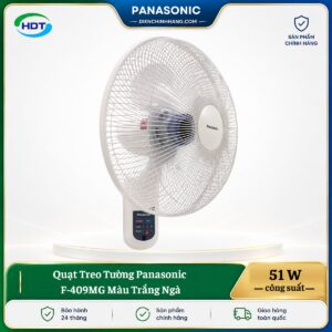 Quạt Treo Tường Panasonic F-409MG Màu Trắng Ngà