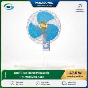 Quạt Treo Tường Panasonic F-409UB Màu Xanh