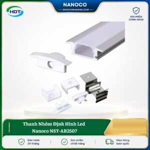 Thanh Nhôm Định Hình Led Nanoco NST-AB2507