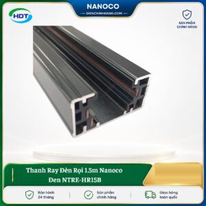 Thanh Ray Đèn Rọi 1.5m Nanoco Đen NTRE-HR15B