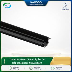 Thanh Ray Nam Châm Lắp Âm Có Nắp 1m Nanoco NMG2-RR10