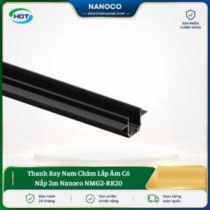 Thanh Ray Nam Châm Lắp Âm Có Nắp 2m Nanoco NMG2-RR20