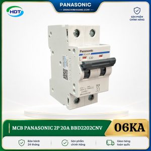 MCB Panasonic 2P 20A 6kA BBD2202CNV