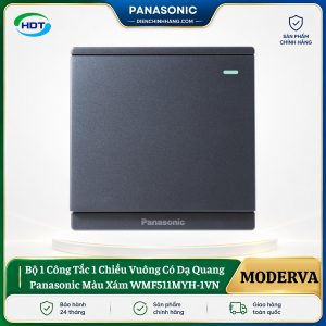 Công Tắc 1 Chiều Dạ Quang Panasonic Moderva WMF511MYH-1VN