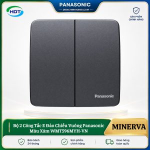 Bộ 2 Công Tắc E Đảo Chiều Vuông Panasonic WMT596MYH-VN