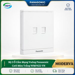 Ổ Cắm Mạng Đôi Cat5 Panasonic Moderva WMF422-VN