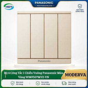 Công Tắc 1 Chiều Panasonic Moderva 4 Nút WMF507MYZ-VN