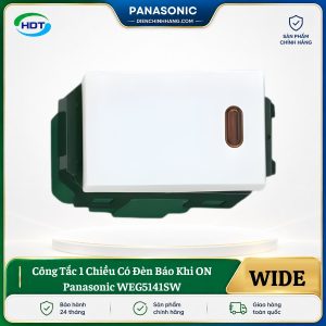 Công Tắc 1 Chiều Có Đèn Báo Khi ON Panasonic WEG5141SW