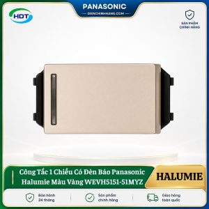 Công Tắc 1 Chiều Có Đèn Báo Panasonic Halumie WEVH5151-51MYZ