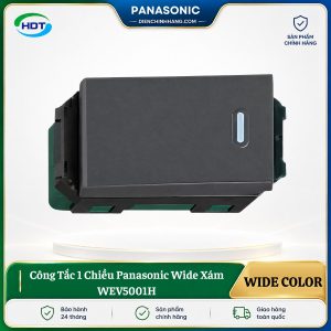 Công Tắc 1 Chiều Panasonic Wide Xám WEV5001H