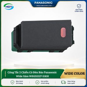 Công Tắc 2 Chiều Đèn Báo Panasonic Wide WEG51527-51KH giá