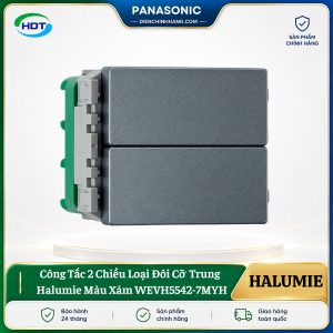 Công Tắc 2 Chiều Đôi Cỡ Trung Panasonic WEVH5542-7MYH
