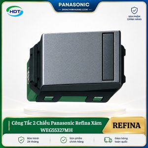 Công Tắc 2 Chiều Panasonic Refina Xám WEG55327MH