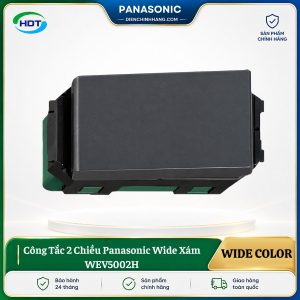 Công Tắc 2 Chiều Panasonic Wide Xám WEV5002H