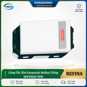 Công Tắc 20a Panasonic Refina Trắng WEV5533-7SW