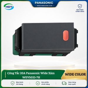Công Tắc 20A Panasonic Wide Xám WEV5033-7H