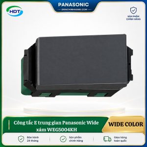 Công Tắc E Trung Gian Panasonic Wide Xám WEG5004KH