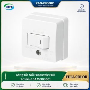 Công Tắc Nổi Panasonic Full 1 Chiều 10A WSG3001