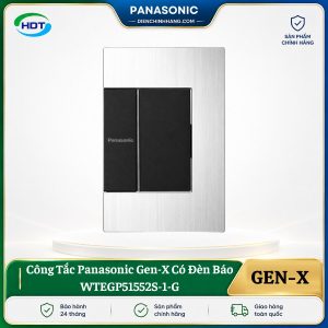 Công Tắc Panasonic Gen-X Có Đèn Báo WTEGP51552S-1-G