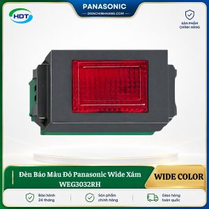 Đèn Báo Màu Đỏ Panasonic Wide Xám WEG3032RH