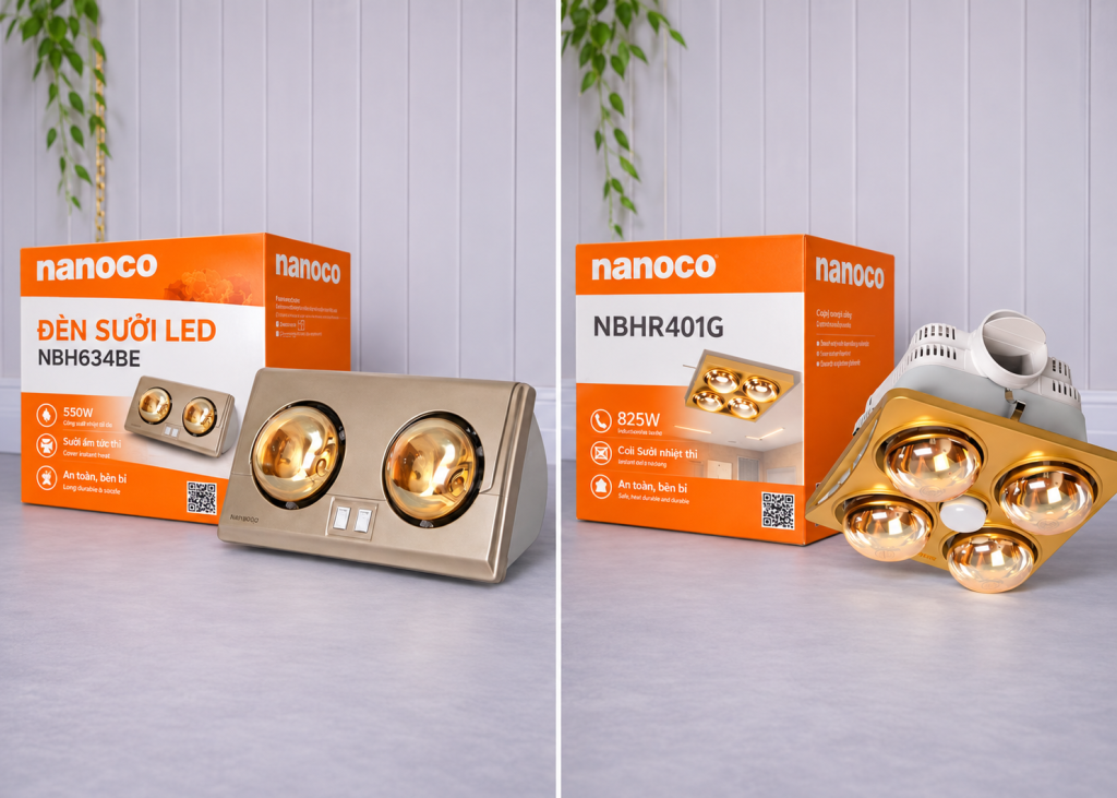 Đèn sưởi nanoco là gì