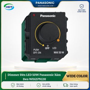 Dimmer Đèn LED 50W Panasonic Xám Đen WEG57912H