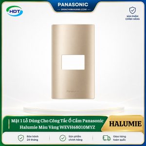 Mặt 1 Lỗ Cho Công Tắc Ổ Cắm Panasonic Halumie WEVH68010MYZ