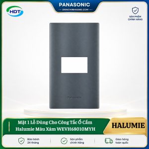 Mặt 1 Lỗ Cho Công Tắc Ổ Cắm Panasonic Halumie WEVH68010MYH