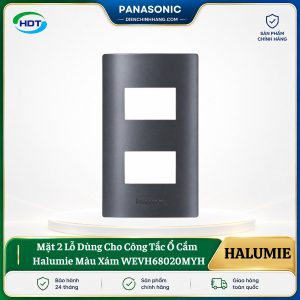 Mặt 2 Lỗ Cho Công Tắc Ổ Cắm Panasonic Halumie WEVH68020MYH