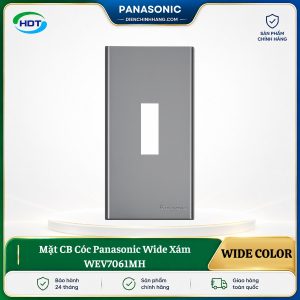 Mặt CB Cóc Panasonic Wide Xám WEV7061MH