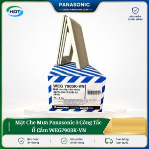 Mặt Che Mưa Panasonic 3 Công Tắc Ổ Cắm WEG7903K-VN