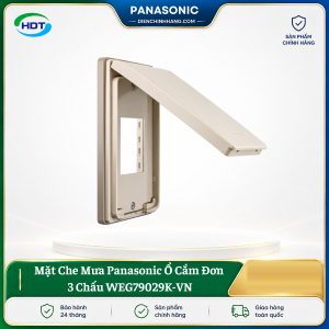 Mặt Che Mưa Panasonic Ổ Cắm Đơn 3 Chấu WEG79029K-VN