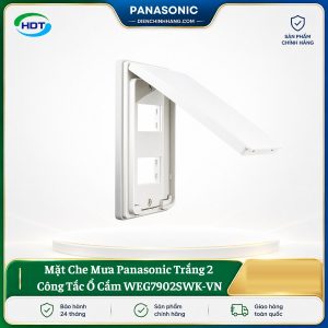 Mặt Che Mưa Panasonic Trắng 2 Công Tắc Ổ Cắm WEG7902SWK-VN