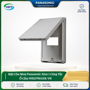 Mặt Che Mưa Panasonic Xám 1 Công Tắc Ổ Cắm WEG7901HK-VN