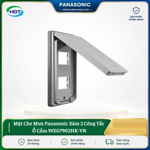 Mặt Che Mưa Panasonic Xám 2 Công Tắc Ổ Cắm WEG7902HK-VN