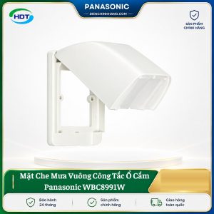 Mặt Che Mưa Vuông Công Tắc Ổ Cắm Panasonic WBC8991W