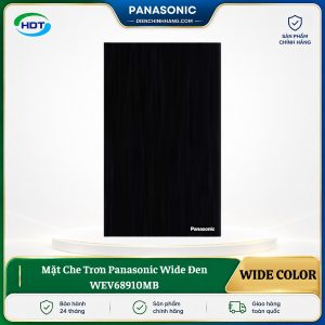 Mặt Che Trơn Panasonic Wide Đen WEV68910MB