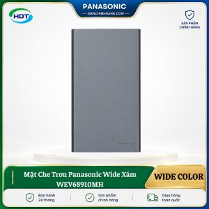 Mặt Che Trơn Panasonic Wide Xám WEV68910MH