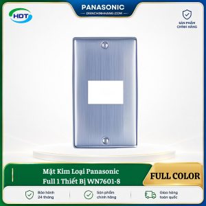 Mặt Kim Loại Panasonic Full 1 Thiết Bị WN7601-8