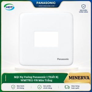 Mặt Nạ Vuông Panasonic 1 Thiết Bị WMT7811-VN Màu Trắng