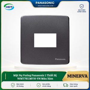 Mặt Nạ Vuông Panasonic 1 Thiết Bị WMT7811MYH-VN Màu Xám