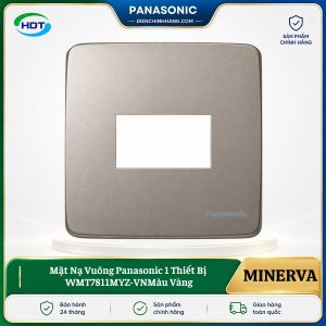 Mặt Nạ Vuông Panasonic 1 Thiết Bị WMT7811MYZ-VN Màu Vàng