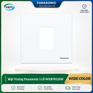 Mặt Vuông Panasonic 1 Lỗ WEB7811SW