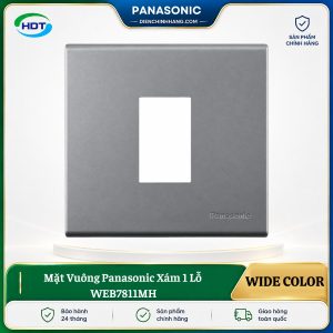 Mặt Vuông Panasonic Xám 1 Lỗ WEB7811MH