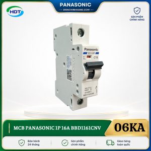MCB Panasonic 1P 16A 6kA BBD1161CNV