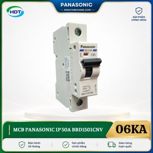 MCB Panasonic 1P 50A 6kA BBD1501CNV