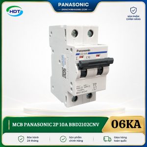 MCB Panasonic 2P 10A 6kA BBD2102CNV