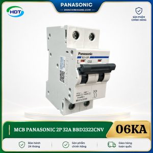 MCB Panasonic 2P 32A 6kA BBD2322CNV