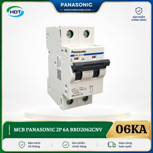 MCB Panasonic 2P 6A 6kA BBD2062CNV